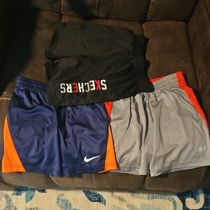Nike and Skechers Athletic Shorts Set